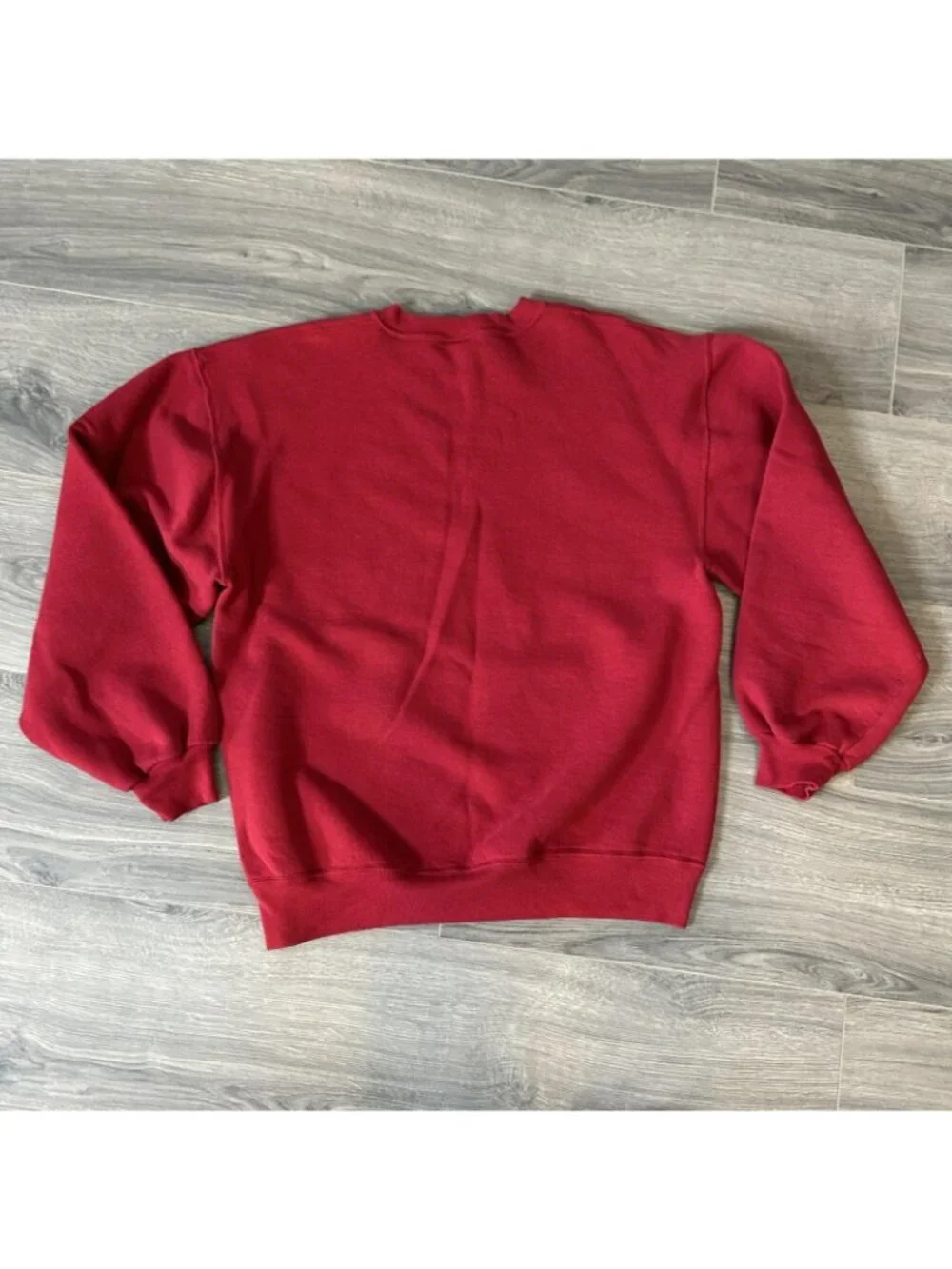 Vintage Oklahoma Sooners Sweatshirt Adult Large Red NCAA Football Russell 90s